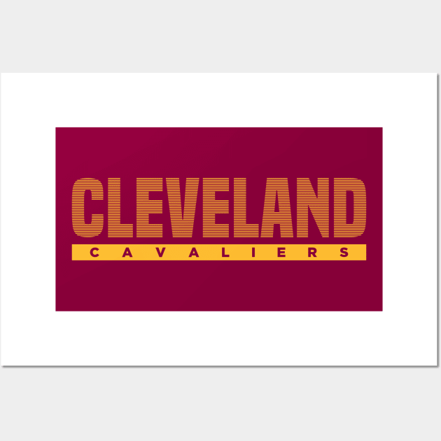 Cleveland Cavaliers 2 Wall Art by HooPet